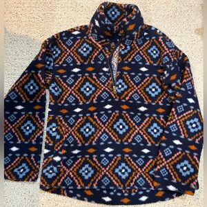 Women’s Old Navy Aztec Sherpa Pullover size Small
